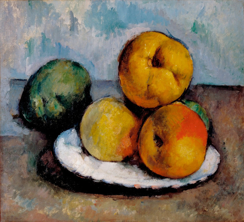 Elmalarla Natürmort - Paul Cézanne