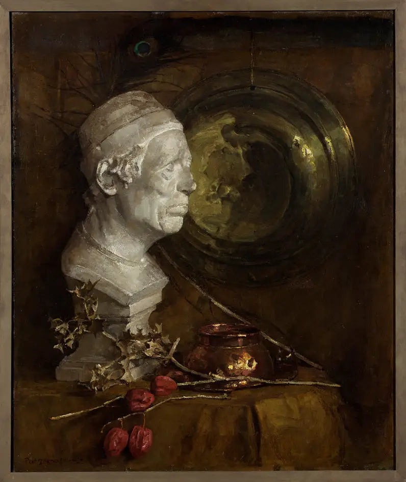 Alçı Büst ile Natürmort - Piet Mondrian