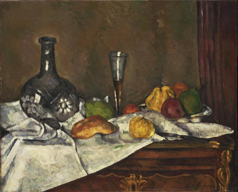 Tatlı ile Natürmort - Paul Cézanne