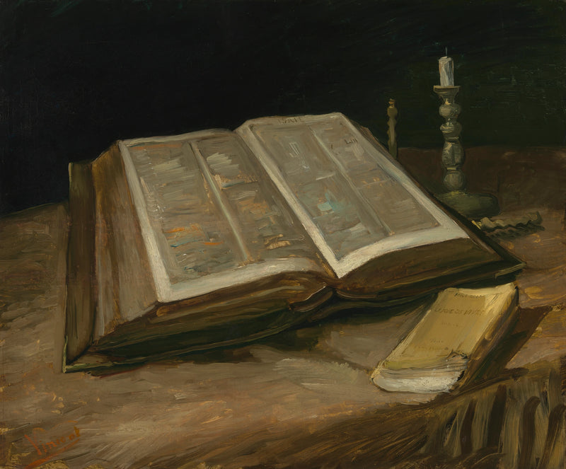 İncil ile Natürmort - Vincent van Gogh
