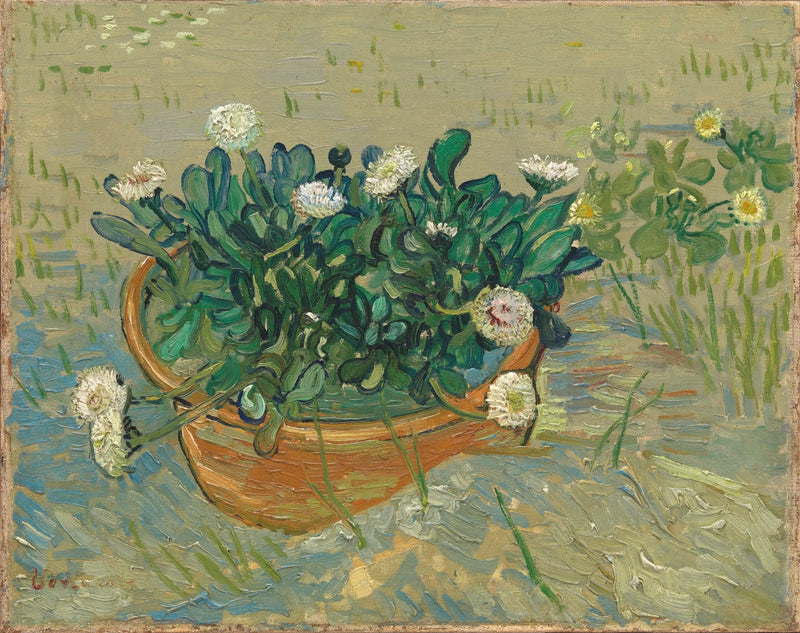 Natürmort: Papatyalı Kase - Vincent van Gogh