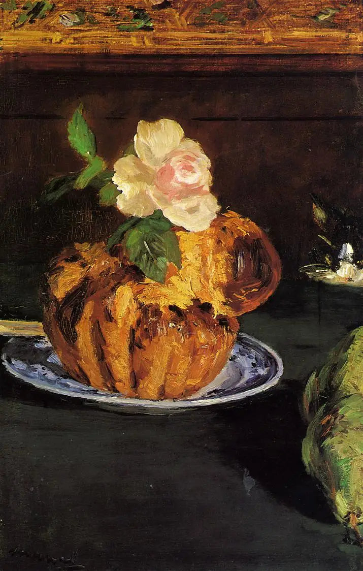 Natür Mort, Brioche - Édouard Manet