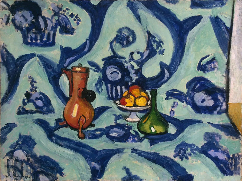 Natürmort, mavi tonlar - Henri Matisse