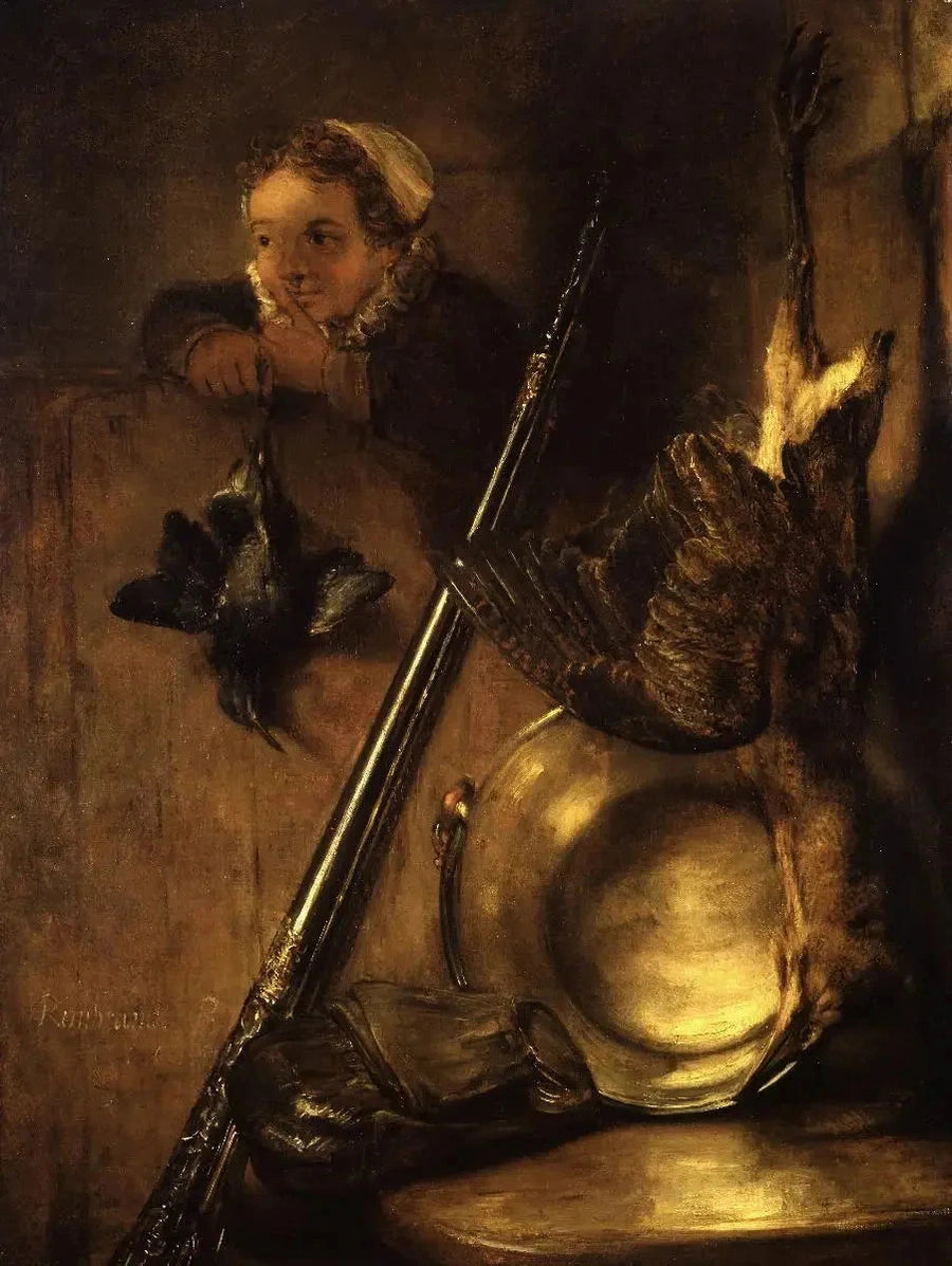 Avcı Kuşu Natürmort - Rembrandt