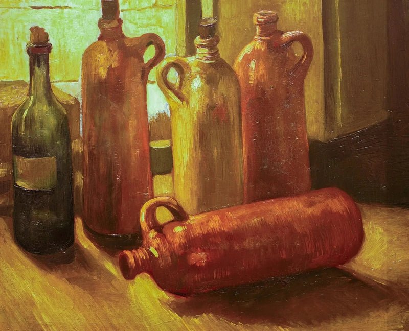 Beş Şişeli Natürmort - Vincent van Gogh