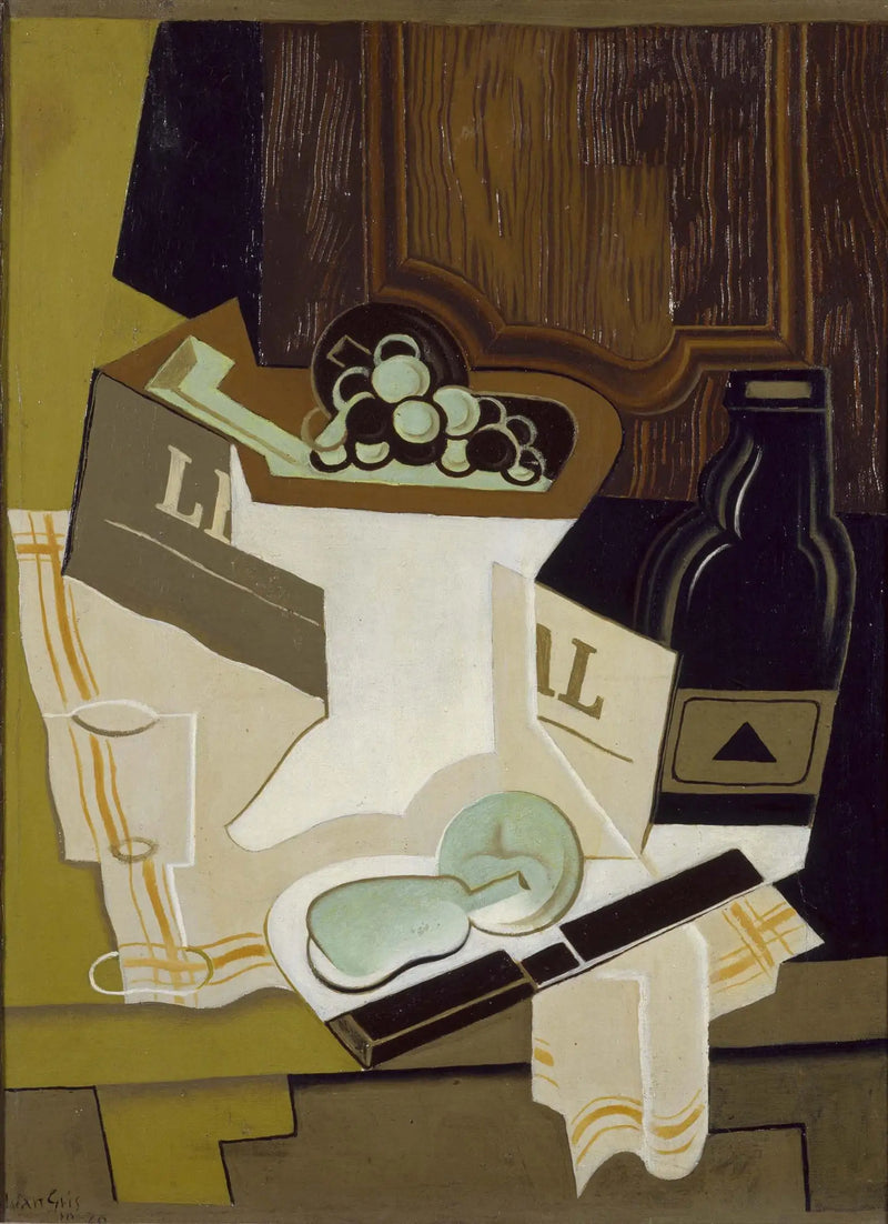 Doğa Manzarası Dolabın Önünde - Juan Gris