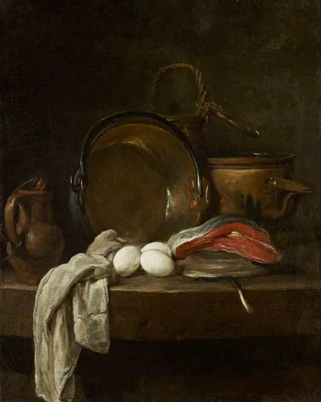 Doğa Manzarası: Mutfak Masası - Jean Simeón Chardin