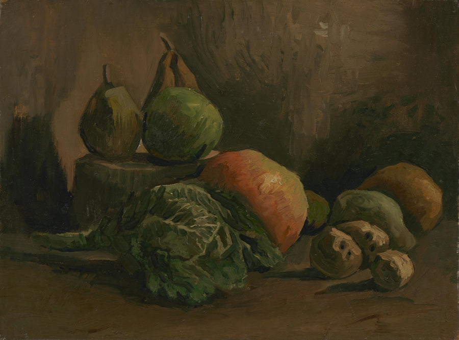 Sebzeler ve meyvelerle Natürmort - Vincent van Gogh