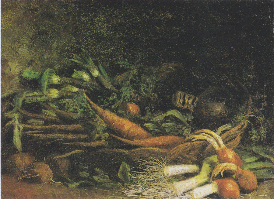 Sebzeli Sepetli Natürmort - Vincent van Gogh