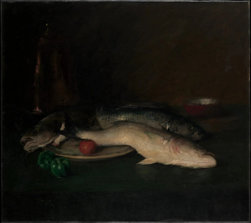 Natürmort: Balık - William Merritt Chase