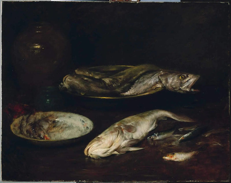 Doğa Manzarası - Balık - William Merritt Chase