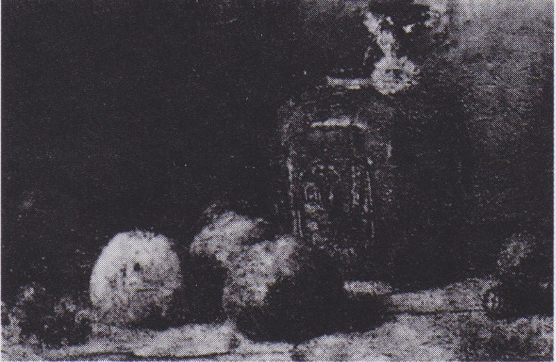 Zencefil kavanozu ve elmalarla Natürmort - Vincent van Gogh