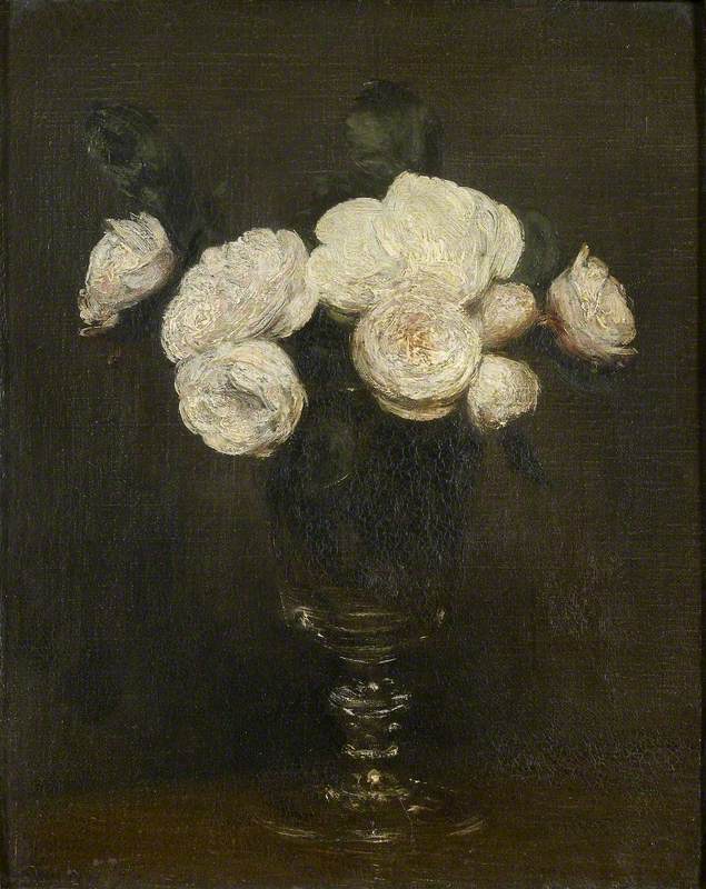 Nature morte : Roses de Malmaison - Henri Fantin-Latour