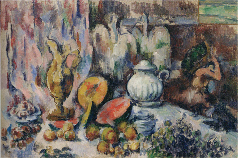 Natürmort - Banket Masası - Paul Cézanne