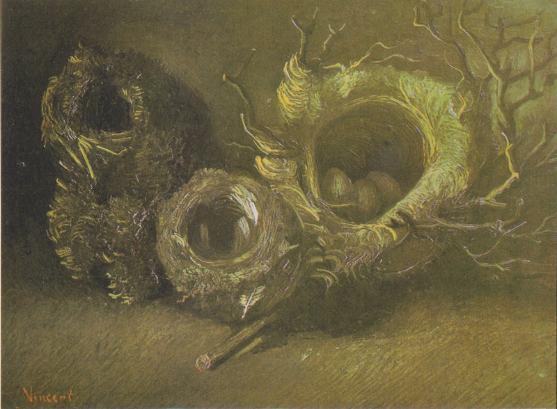 Üç Kuş Yuvası ile Natürmort - Vincent van Gogh