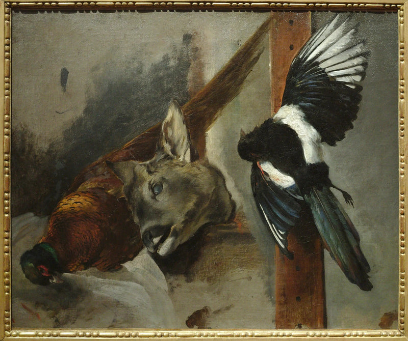 Natür Mort: Üç Parça Av Hayvanı - Théodore Géricault