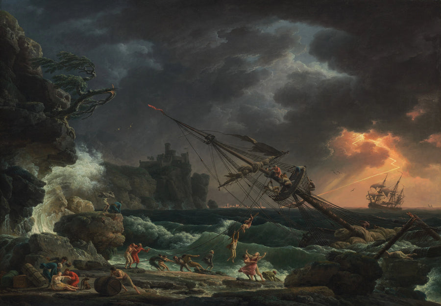 Le Naufrage - Claude-Joseph Vernet