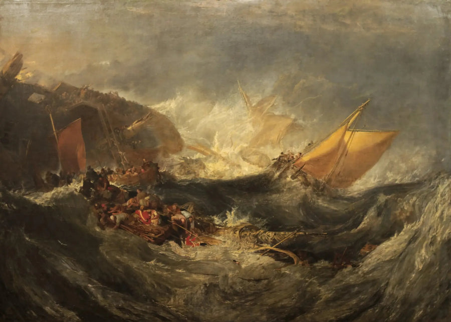 Bir Kargo Batışı - J. M. W. Turner