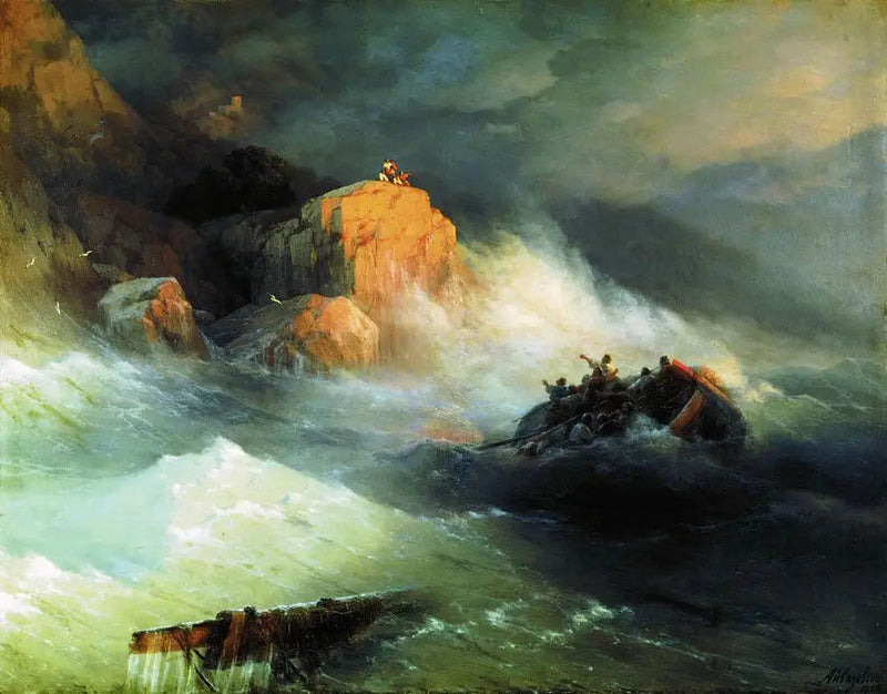 Naufrage - Ivan Aïvazovski