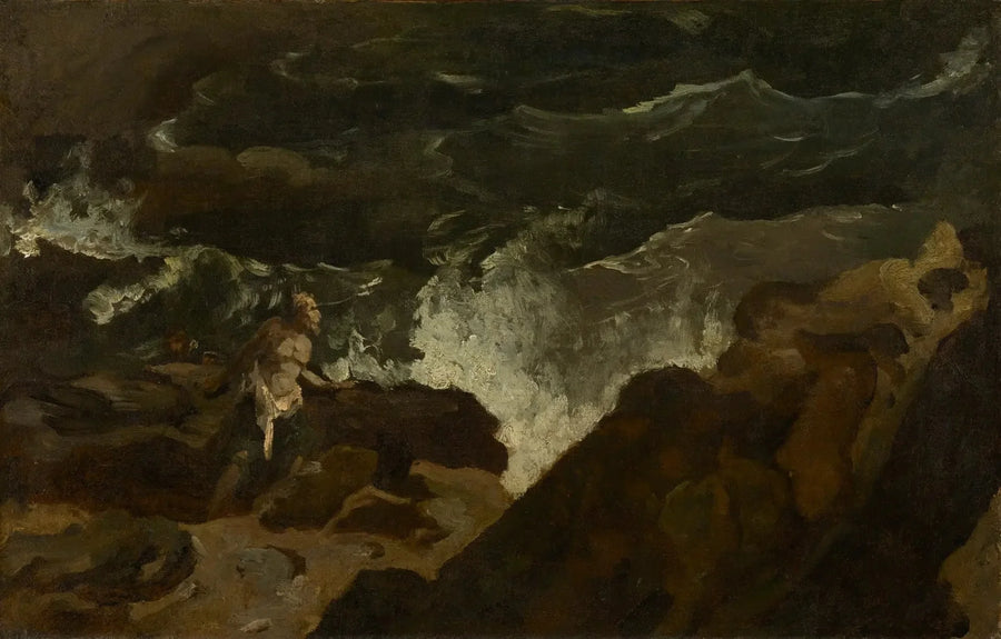 Bir Plajda Kayıp (Fırtına) - Théodore Géricault