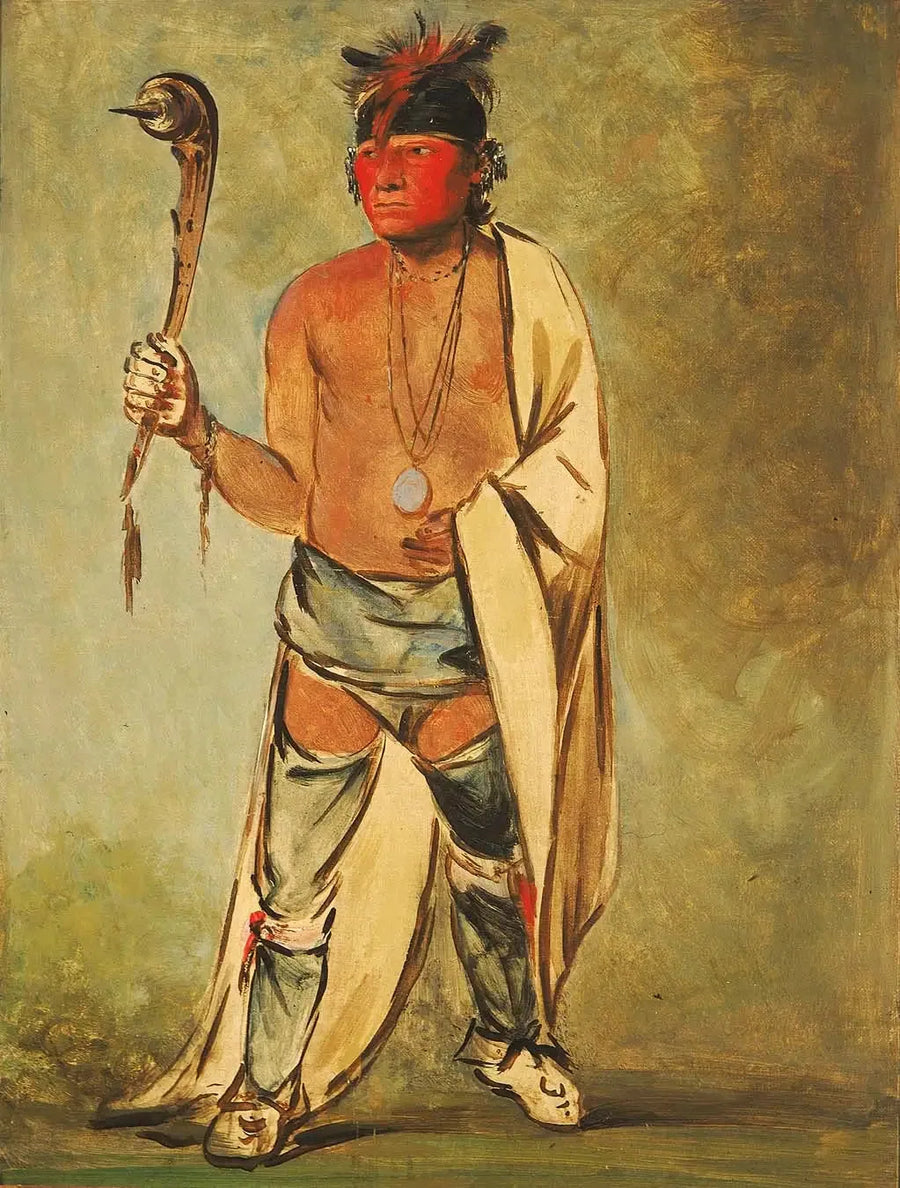 Naugh-háigh-hee-kaw, Ahşabı Nemlendiren - George Catlin