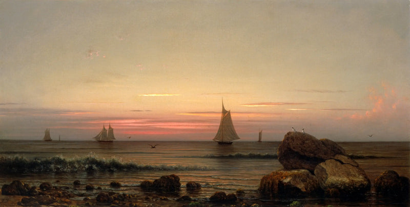 Kıyıların Açığında Yelken - Martin Johnson Heade