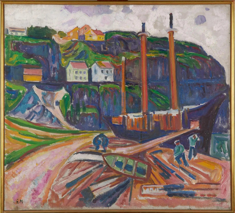 Yıkımda Gemi - Edvard Munch