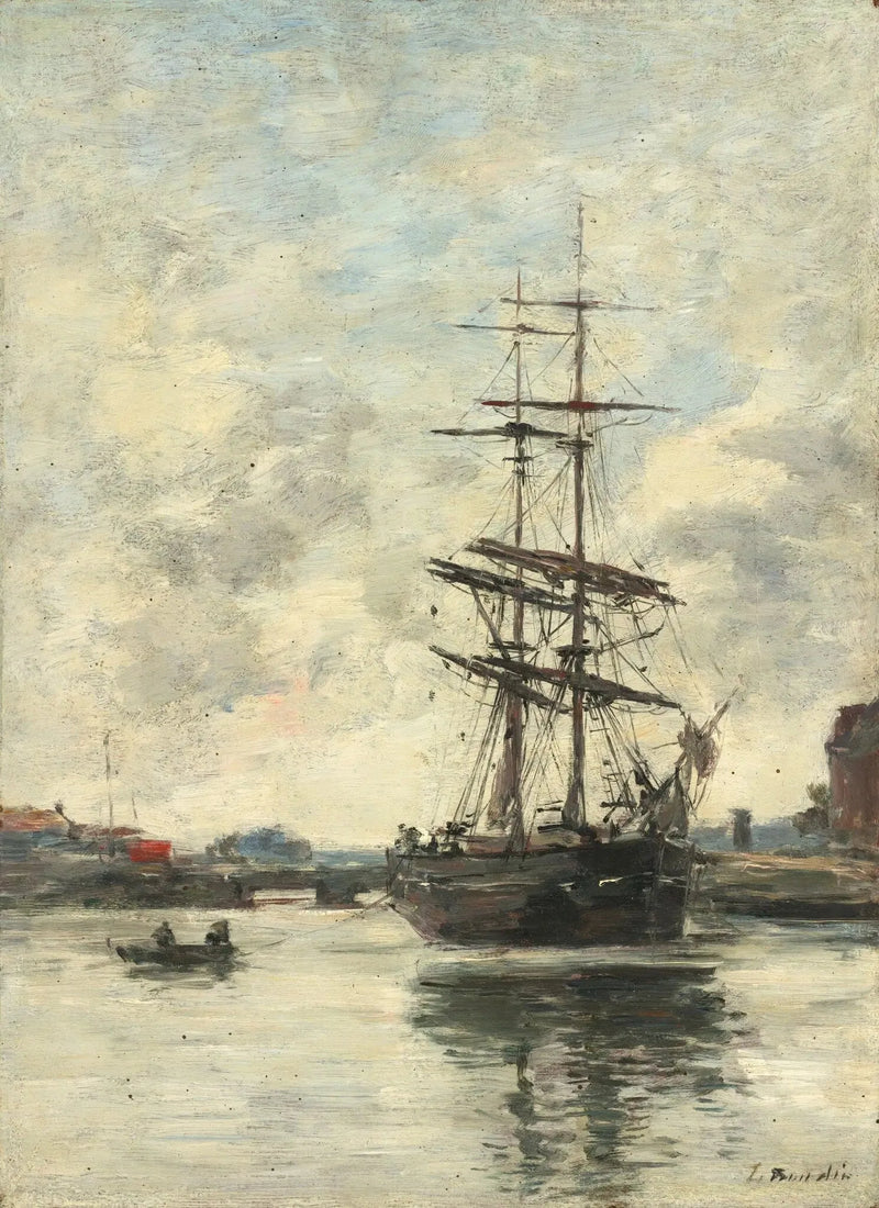 Touques'ta Gemi - Eugène Boudin