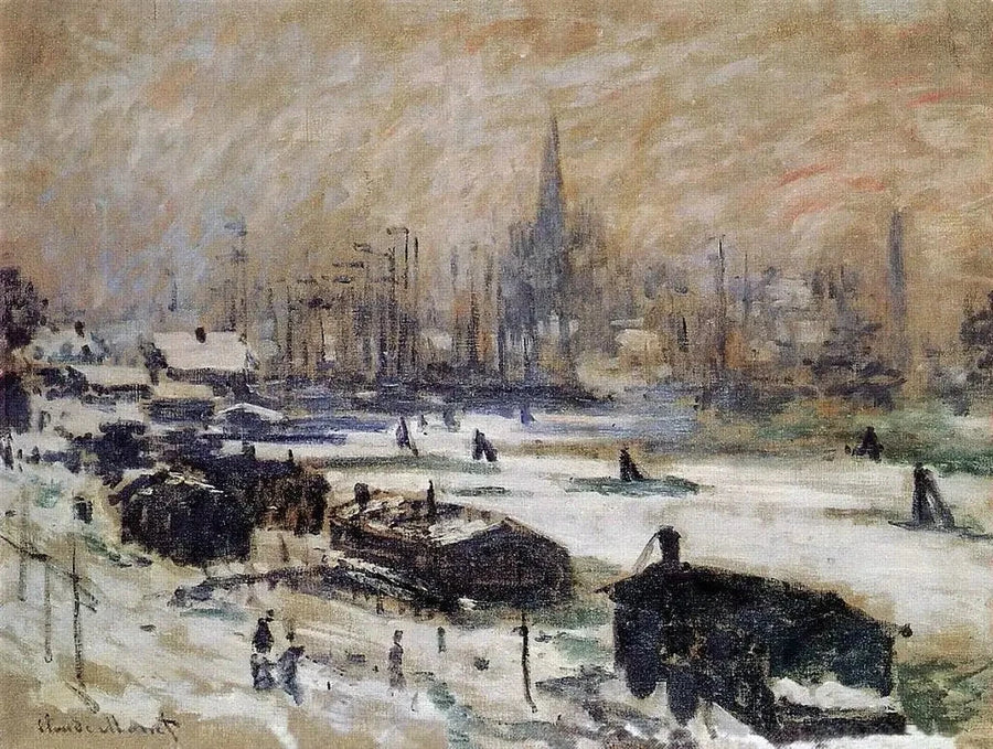Amsterdam W301'de Kar - Claude Monet