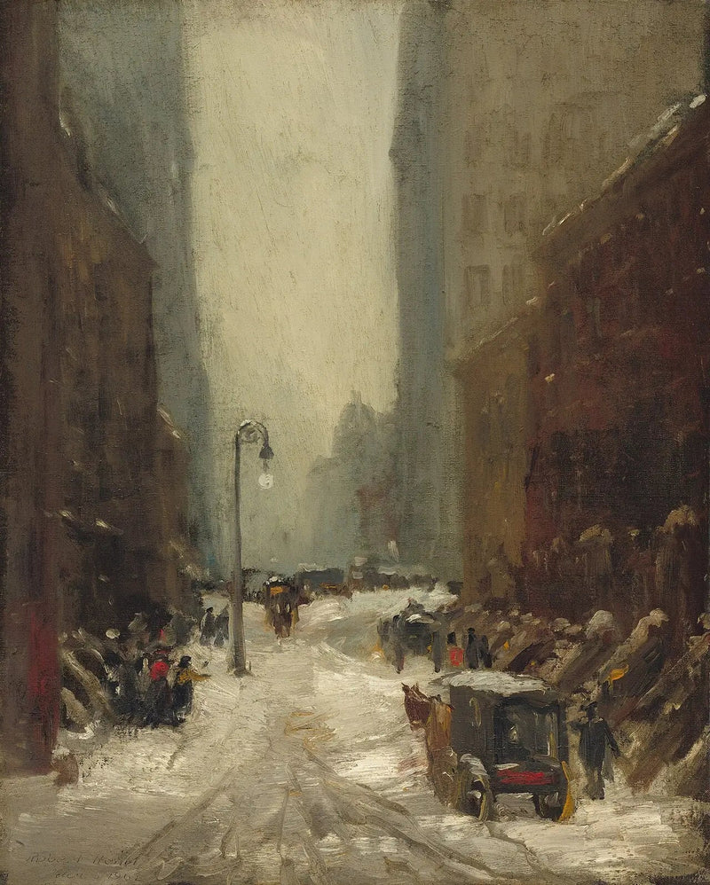 New York'ta Kar - Robert Henri