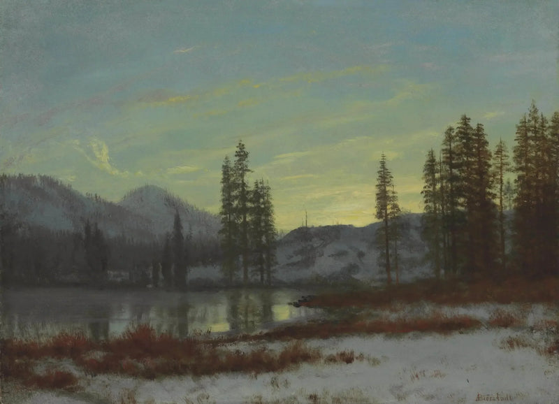 Neige dans les Rocheuses - Albert Bierstadt