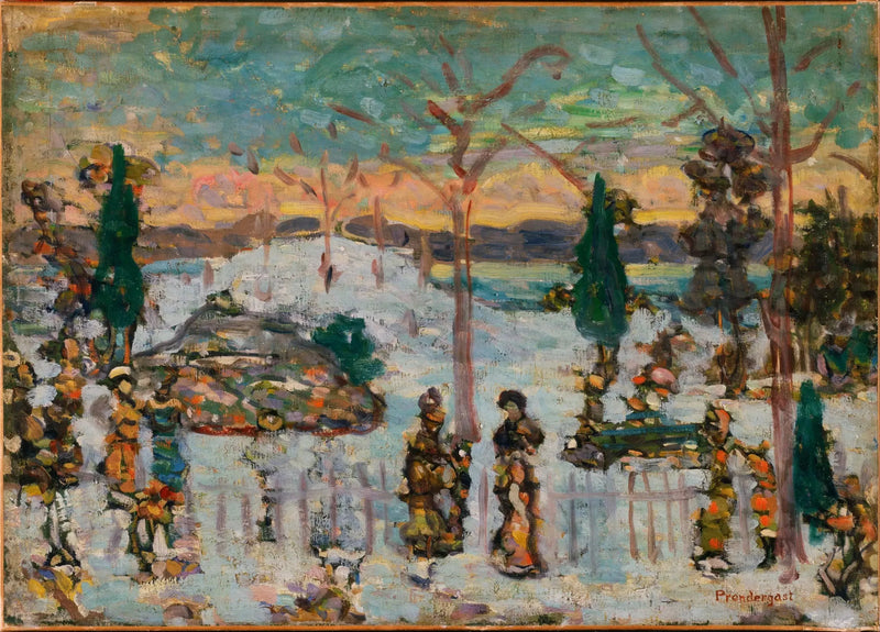 Nisan ayında Kar - Maurice Prendergast