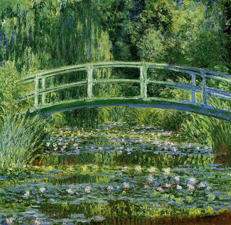 Nilüferler ve Japon Köprüsü - Claude Monet