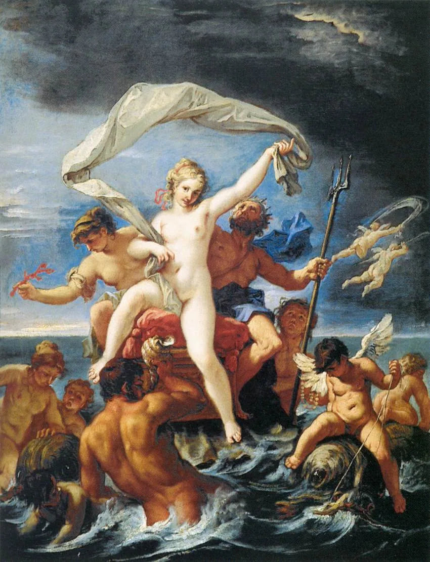 Neptün ve Amphitrite - Sebastiano Ricci