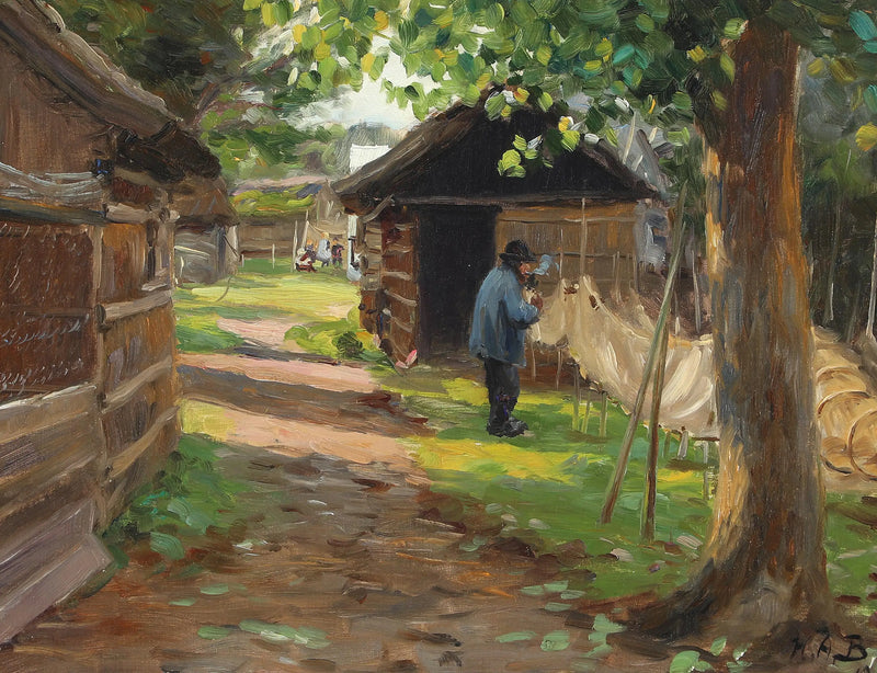 Balık tuzaklarının temizliği. - H. A. Brendekilde