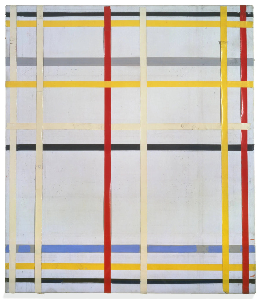 New York Şehri 2 [tamamlanmamış, daha önce New York Şehri III] - Piet Mondrian