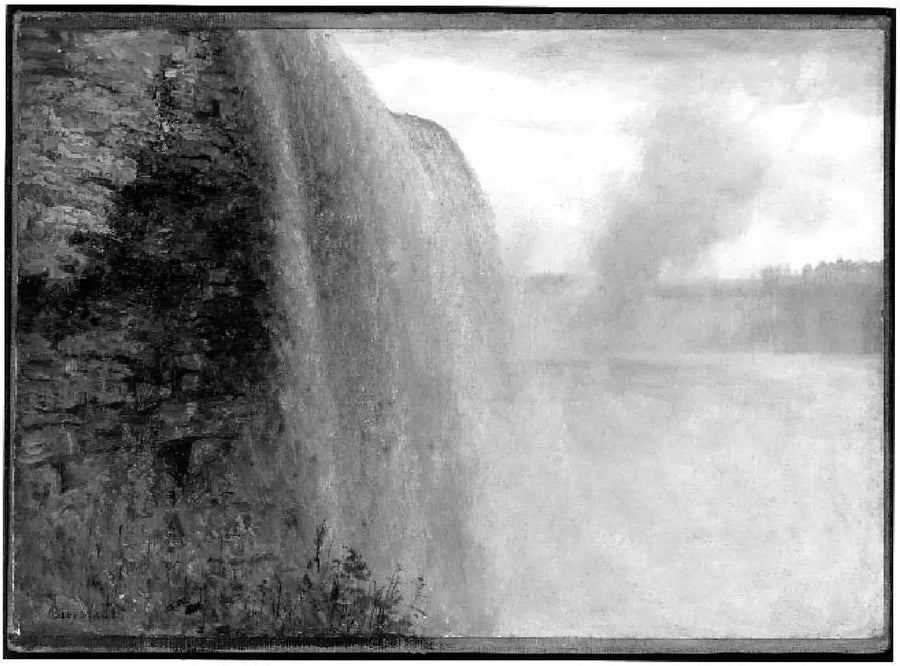 Amerikan tarafındaki Niagara - Albert Bierstadt