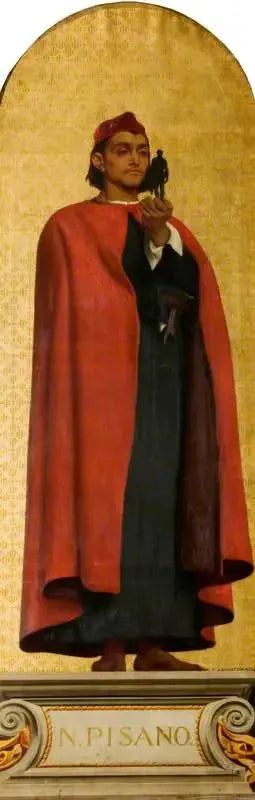 Nicola Pisano (yaklaşık 1220/1225–yaklaşık 1284) (Victoria and Albert Müzesi için mozaik tasarısı) - Frederic Leighton