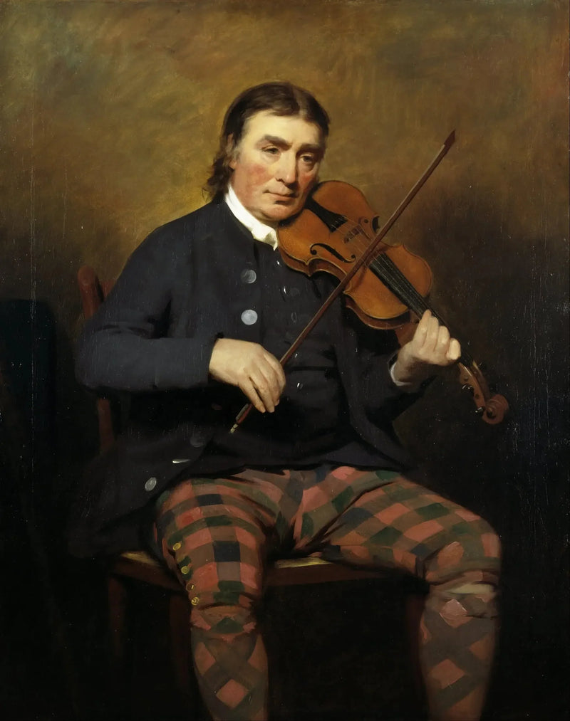 Niel Gow, 1727 - 1807. Keman virtüözü ve besteci - Henry Raeburn