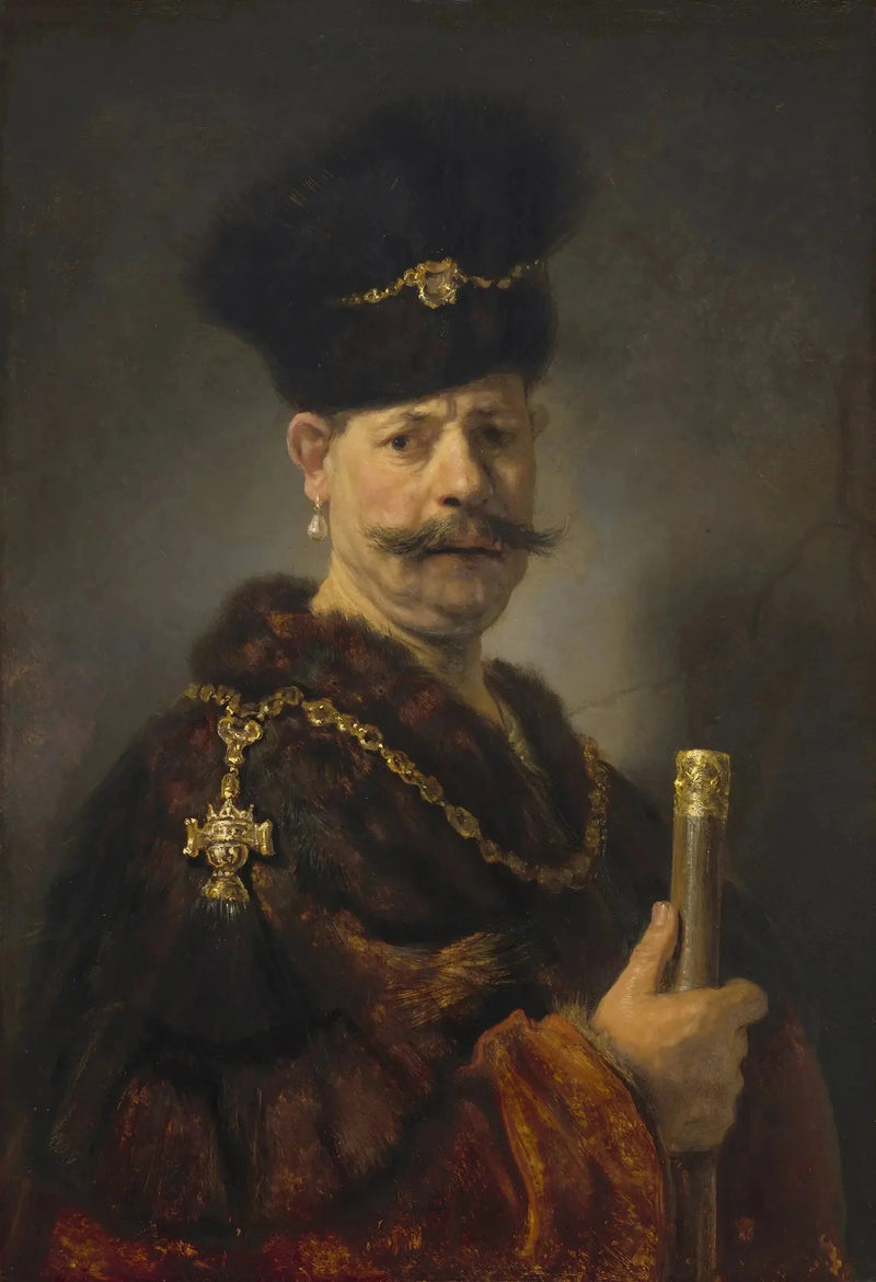 Bir soylu Polonyalı - Rembrandt