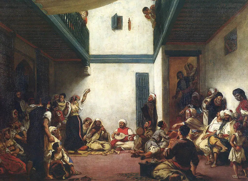 Fas'ta Yahudi Düğünü - Eugène Delacroix