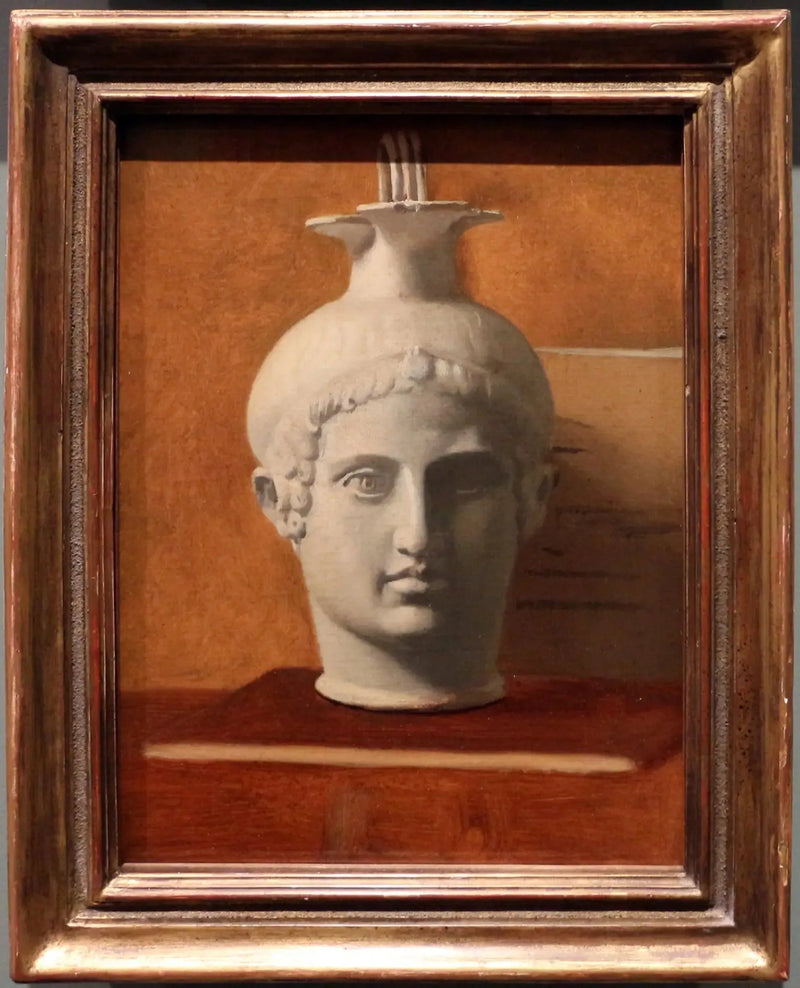 genç adam başı şeklinde œnochoé - Edgar Degas