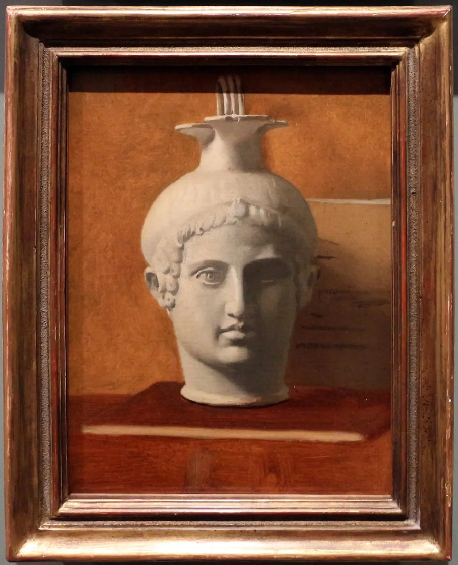 genç adam başı şeklinde œnochoé - Edgar Degas