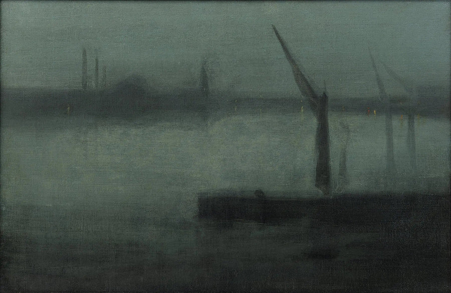 Gece: Mavi ve Gümüş — Battersea Reach - James Abbott McNeill Whistler