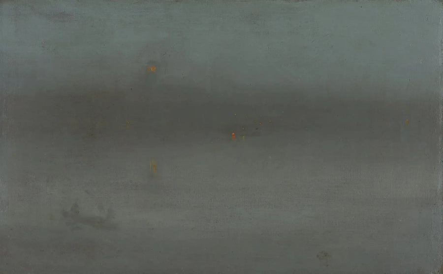 Gece, mavi ve gümüş: Battersea Reach - James Abbott McNeill Whistler
