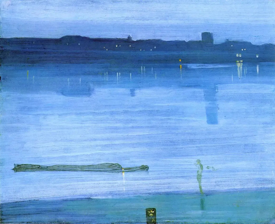Gece: Mavi ve Gümüş – Chelsea - James Abbott McNeill Whistler