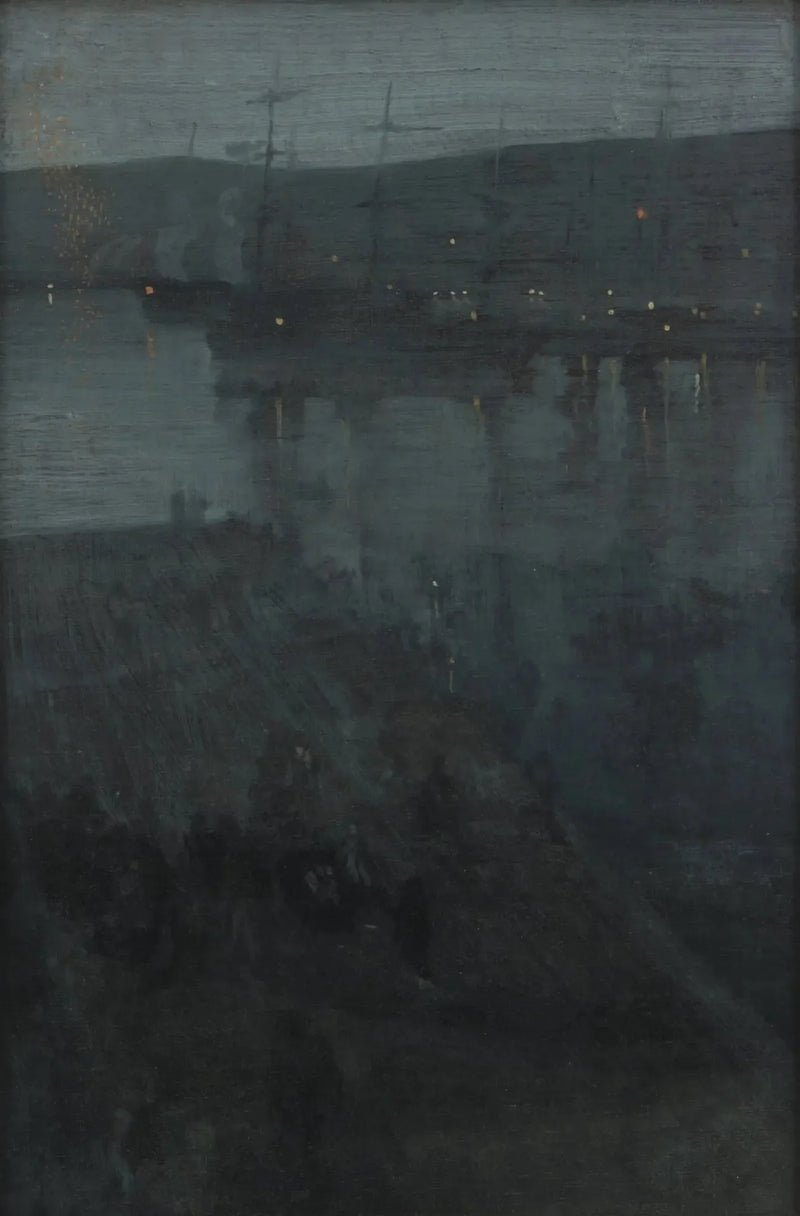 Mavi ve Altın Gece: Valparaiso - James Abbott McNeill Whistler