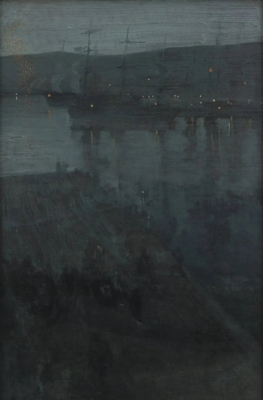 Mavi ve Altın Gece: Valparaiso - James Abbott McNeill Whistler