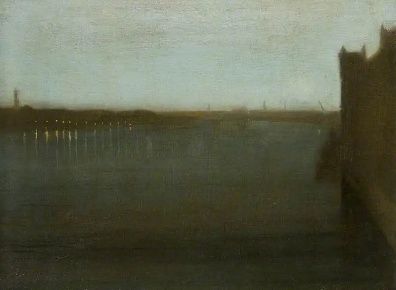 Gece: Gri ve Altın, Westminster Köprüsü - James Abbott McNeill Whistler