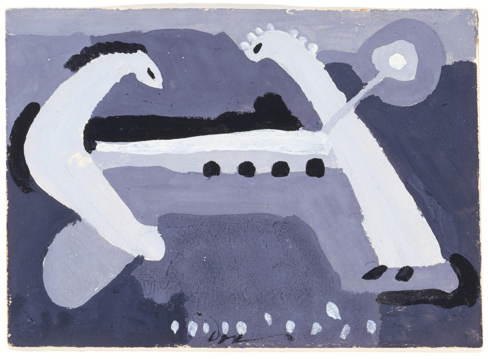 Noir et blanc - Arthur Dove image 1 reproduction réalisée par Alpha Reproduction